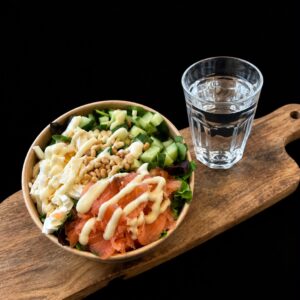 Salade gerookte zalm